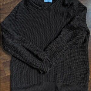 Dark Brown Knit Sweater